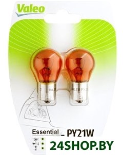 Лампа накаливания PY21W Set Essential 2шт Valeo