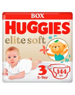 Подгузники Elite Soft 5 9кг 144 Huggies