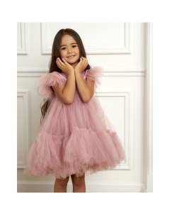 Платье детское с пышной юбкой рост 110 116 розовый Kaftan