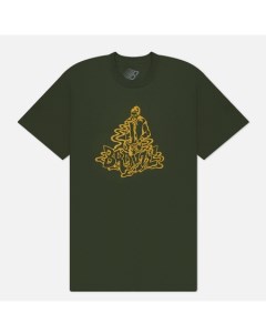 Мужская футболка 4 20 цвет оливковый размер M Bronze 56k