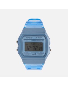 Наручные часы Collection F 91WS 2 цвет голубой Casio