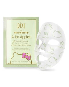 Увлажняющая и разглаживающая тканевая маска Hello Kitty A is for Apple 69 Pixi