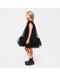 Платье детское нарядное с пышной юбкой рост 134 140 чёрный Kaftan