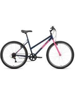 Велосипед Altair MTB HT 26 low 2022 темно синий розовый рама 17 RBK22AL26123 Altair (велосипеды)