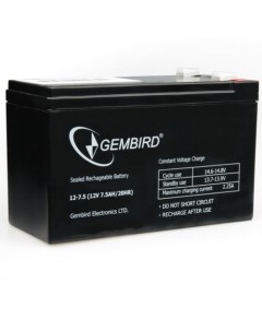Аккумулятор для ИБП BAT 12V7 5AH Gembird