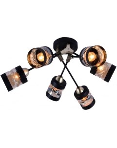 Светильник подвесной (M) MH-2276/6 MBK+CGD (6*40Вт, E27) Mirastyle