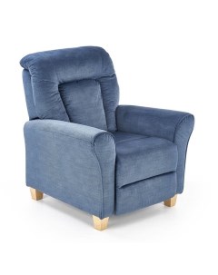 Кресло BARD раскладное темно синий натуральный Halmar