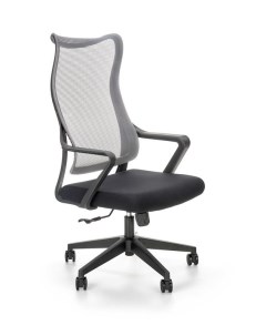 Кресло компьютерное LORETO серый черный Halmar