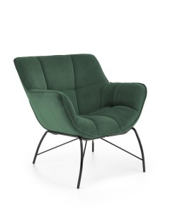 Кресло BELTON темно зеленый черный Halmar
