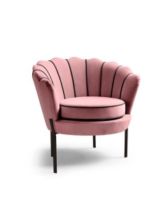 Кресло ANGELO розовый черный Halmar