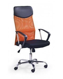 Кресло компьютерное VIRE оранжевый хром Halmar