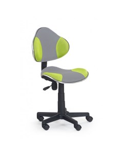 Кресло компьютерное FLASH 2 серо зеленый черный Halmar