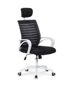 Кресло компьютерное SOCKET черный белый Halmar