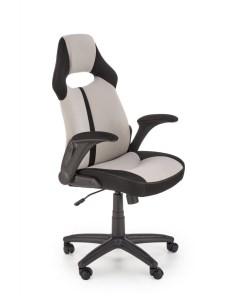 Кресло компьютерное BLOOM серый/черный Halmar