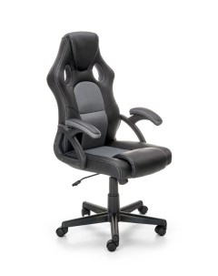 Кресло компьютерное BERKEL черный серый Halmar