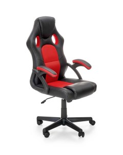 Кресло компьютерное BERKEL черный красный Halmar