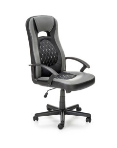 Кресло компьютерное CASTANO серый черный Halmar