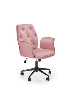 Кресло компьютерное TULIP розовый черный Halmar