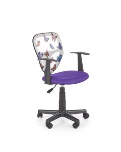 Кресло компьютерное SPIKER фиолетовый черный Halmar