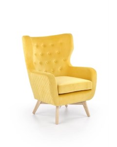 Кресло MARVEL желтый натуральный Halmar