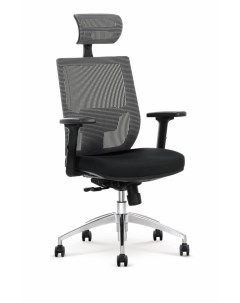 Кресло компьютерное ADMIRAL черный серый Halmar