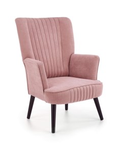 Кресло DELGADO розовый черный Halmar