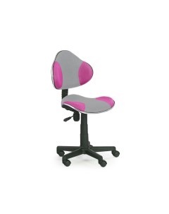 Кресло компьютерное FLASH 2 серо розовый черный Halmar