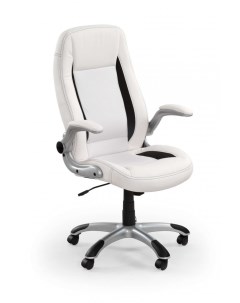 Кресло компьютерное SATURN белый серебристый Halmar