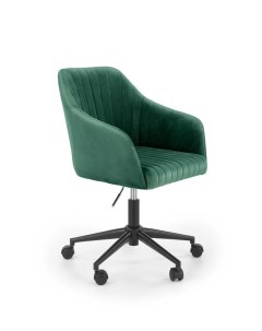 Кресло компьютерное FRESCO темно зеленый черный Halmar