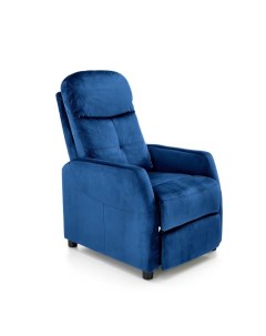 Кресло FELIPE 2 раскладное темно синий венге Halmar