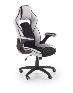 Кресло компьютерное SONIC черный светло серый Halmar