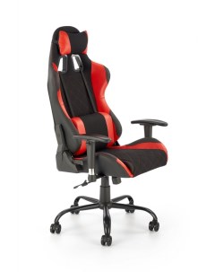 Кресло компьютерное DRAKE красный черный Halmar