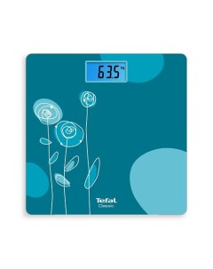 Весы напольные Classic Drawing Bloom Turquoise PP1533V0 Tefal