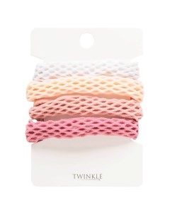 Резинки для волос WHITE AND PINK Twinkle