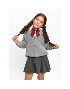 Кардиган детский Knit рост 134 см цвет серый Amarobaby