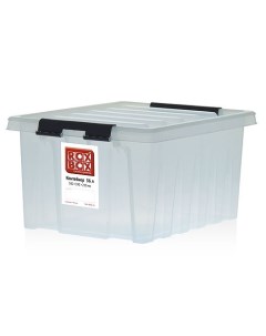 Ящик для инструментов 36 литров прозрачный Rox box