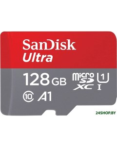 Карта памяти Ultra SDSQUAB 128G GN6MN microSDXC 128GB Sandisk