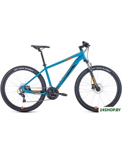 Велосипед Apache 27 5 3 0 disc р 21 2021 голубой Forward
