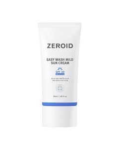 Легкий солнцезащитный крем для сухой и чувствительной кожи SPF 30 Zeroid