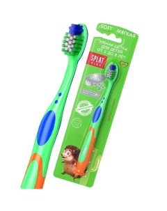 Зубная щетка для детей Kids зеленая Splat