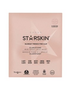 Маска для лица очищающая с французской розовой глиной Starskin