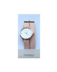 Наручные часы с японским механизмом модель Pink Double Belt марки Twinkle