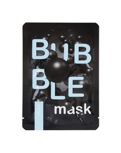 Чёрная пузырьковая маска для лица Очищение и сияние Лэтуаль