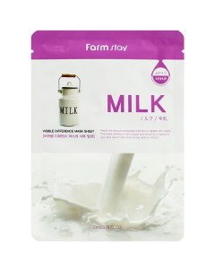 Маска для лица тканевая с молочными протеинами Farmstay