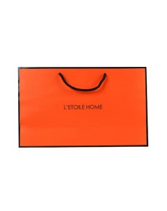 Подарочный пакет LETOILE Home оранжевый Лэтуаль