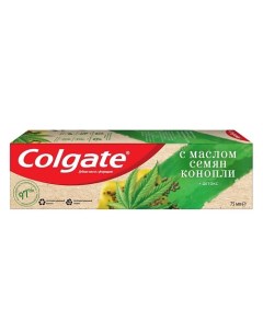 Зубная паста с натуральными ингредиентами Naturals Детокс с Маслом семян Конопли Colgate