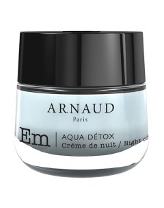 Крем для лица ночной AQUA DETOX для сухой и чувствительной кожи Arnaud paris