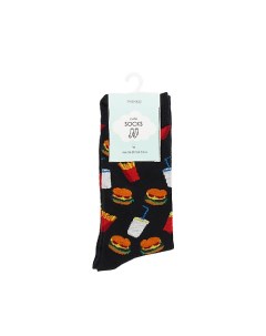 Носки модель Burger цвет черный Twinkle