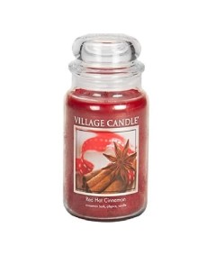 Ароматическая свеча Red Hot Cinnamon большая Village candle