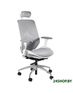 Кресло Hero White Mesh серый Unique